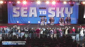 Gems Athletics - Obsidian [2026 L2 - U16 - B Day 1] 2026 Sea to Sky International Cheer Championship