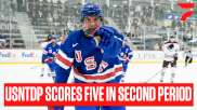 USA Hockey NTDP Scores Five Second Period Goals In 5-2 Win At The USHL Fall Classic