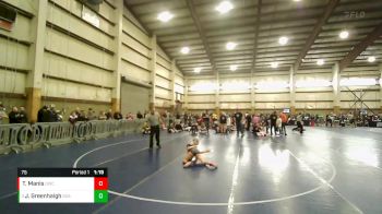 75 lbs Semifinal - Jantz Greenhalgh, Sons Of Atlas vs Traeton Manis, Delta Wrestling Club