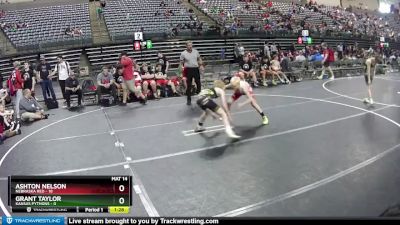 95 lbs Round 4 (6 Team) - Ashton Nelson, Nebraska Red vs Grant Taylor, Kansas Pythons