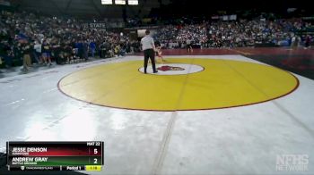 4A 126 lbs Quarterfinal - Andrew Gray, Battle Ground vs Jesse Denson, Sunnyside