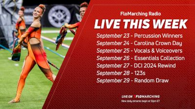 LAST FULL WEEK: What's Playing on FloMarching Radio This Week, Sept 23 - 29