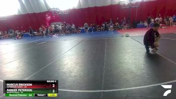 144 lbs Round 3 (4 Team) - Marcus Erickson, Cambridge-Isanti vs Parker Peterson, Oconto Falls