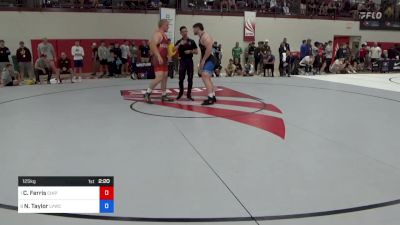 125 kg Quarterfinal - Caden Ferris, Chippewa Wrestling Club vs Nathan Taylor, Lvwc