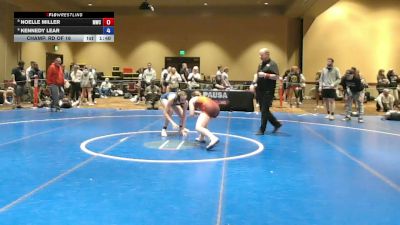 125 lbs Champ. Rd Of 16 - Noelle Miller, Mac Wrestling Club vs Kennedy Lear