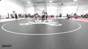 96 lbs Rr Rnd 2 - Kamree Randall, Sand Springs JH Girls vs Kinsley Peters, Choctaw Girls B