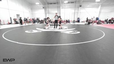 96 lbs Rr Rnd 2 - Kamree Randall, Sand Springs JH Girls vs Kinsley Peters, Choctaw Girls B
