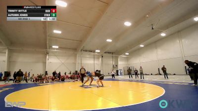 190 lbs Rr Rnd 1 - Trinity Bittle, Cushing Girls vs Autumn Jones, Stillwater Lady Pioneers JH