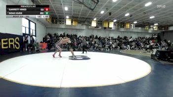 285 lbs Quarterfinal - Garrett Hines, Lutheran/Orange vs Noah Huss, Moorpark