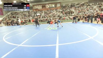 49 kg Cons. Sub-rd Of 32 - Julie Gatto, Legacy Dragons Wrestling vs Sora Mae Bukoski, The Grange