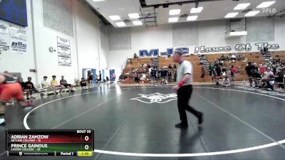 197 lbs Placement Matches (16 Team) - Adrian Zamzow, Skyline College vs Prince Gainous, Lassen College