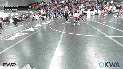 76 lbs Final - Kingston Reed, Raw Wrestling Club vs Sutton Hawley, Keystone Kids Wrestling Club