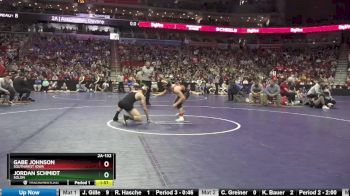 2A-132 lbs Champ. Round 1 - Gabe Johnson, Southwest Iowa vs Jordan Schmidt, Solon