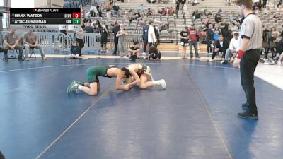 115 lbs Cons. Semis - Maxx Watson, Sandpoint Legacy Wrestling Club vs Atticus Salinas, Gold Rush Wrestling