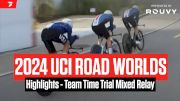 UCI Road World Championships 2024 Highlights - Team Time Trial Mixed Relay