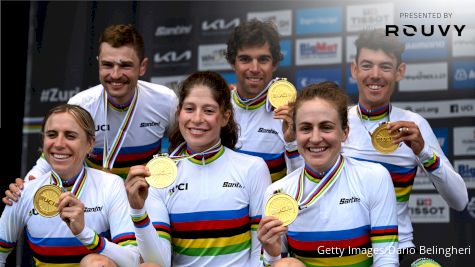 Australia Edges Germany To Win Team TT Mixed Relay At UCI Road Worlds 2024