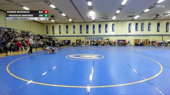 133 lbs Cons. Round 2 - Anastacio Martinez, Concordia (wi) vs Connor McDonald, Msoe