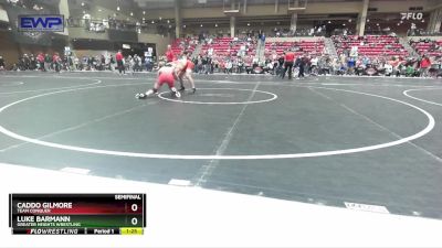 130 lbs Semifinal - Luke Barmann, Greater Heights Wrestling vs Caddo Gilmore, Team Conquer