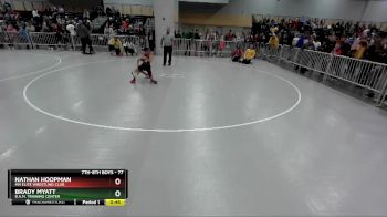 77 lbs Cons. Round 4 - Brady Myatt, B.A.M. Training Center vs Nathan Hoopman, MN Elite Wrestling Club