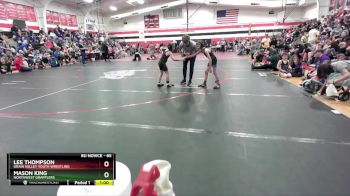 65 lbs Quarterfinal - Lee Thompson, Grain Valley Youth Wrestling vs Mason King, Northwest Grapplers