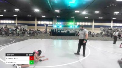 66 lbs Consolation - Dante Lewis II, Silverback WC vs Owais Khan, Threshold WC