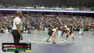 3A 132 lbs Quarterfinal - Jared Hutchins, Orange vs Andrew Fucci, Dixon