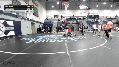 80 lbs 3rd Place - Paul Mote, Bartlesville High School vs Luke Olsen, Henryetta
