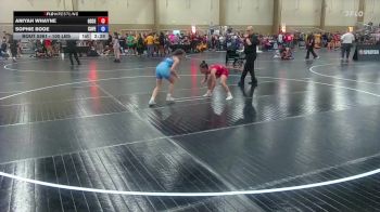 100 lbs Rr Rnd 1 - Aniyah Whayne, Osceola High School vs Sophie Booe, Caveman Wrestling