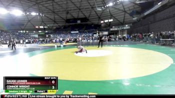 96 lbs Quarterfinal - Gauge Lehner, Cle Elum Mat Miners Wrestling Club vs Connor Wright, Askeo International Mat Club