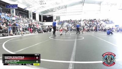 61 lbs Quarterfinal - Easton Schlotfeld, Nebraska Wrestling Academy vs Graham Willis, Victory Wrestling