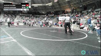 52 lbs Consi Of 16 #2 - Silas Wheeler, Locust Grove Youth Wrestling vs Damion McGehee, Team Tulsa Wrestling Club