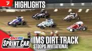 Highlights | 2024 USAC Stoops Sprint Car Invitational at IMS Dirt Track