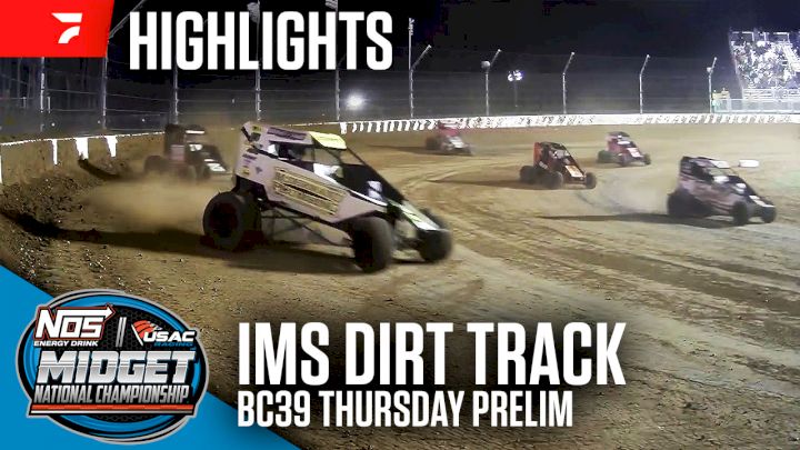 Highlights: USAC BC39 Thursday Prelim at IMS Dirt Track