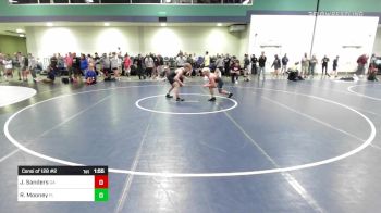 126 lbs Consi Of 128 #2 - Joshua Sanders, GA vs Ryan Mooney, FL