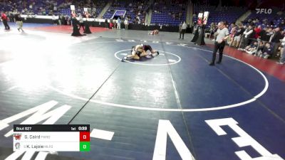 132 lbs Round Of 32 - Griffin Caird, Fairfield Warde vs Kyle Lajoie, Milford NH