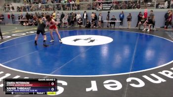 138 lbs Champ. Round 2 - Xavier Thibeault, Juneau Youth Wrestling Club Inc. vs Owen Peterson, Interior Grappling Academy