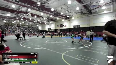 115 lbs Cons. Round 1 - Ariana Ramos-Cabrera, Thousand Oaks vs Alyssa Ramos, Ventura