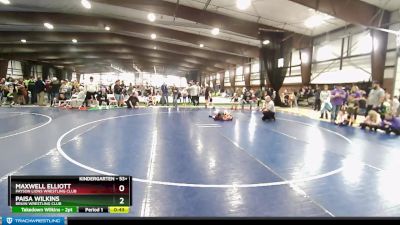 53+ Cons. Round 3 - Maxwell Elliott, Payson Lions Wrestling Club vs Paisa Wilkins, Bruin Wrestling Club