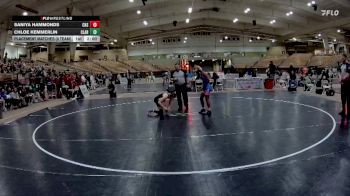 100 lbs Placement Matches (8 Team) - Saniya Hammonds, Cleveland High School vs Chloe Kemmerlin, Clarksville High School