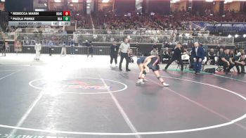 100 lbs 1st Place Match - Rebecca Marin, Doral Academy vs Paola Perez, Mater Lakes Academy