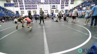 67 lbs Consi Of 4 - Cato Varela, Chickasha Youth Wrestling vs Kenneth Wright, Clinton Youth Wrestling