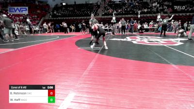 70 lbs Consi Of 8 #2 - Bradley Robinson, Claremore Wrestling Club vs William Haff, Wagoner Takedown Club