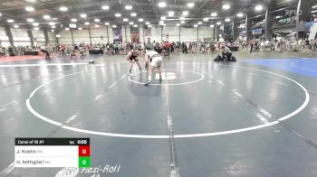 182 lbs Consi Of 16 #1 - Justin Koehn, MN vs Haden Bottiglieri, MA