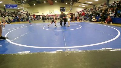 43 lbs Consi Of 16 #2 - Cutter Carson, Salina Wrestling Club vs Tucker Wishard, Claremore Youth Wrestling