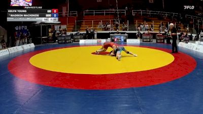 50kg Cons. Semi - Kelyn Young, Guelph Wrestling Club vs Madison MacKenzie, Burnaby Mountain Wrestling Club