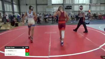 109 lbs Quarterfinal - Jimmy Mastny, Dakota Wrestling Club vs Gauge Shipp, Young Guns