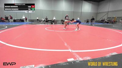 85 lbs Rr Rnd 2 - Nixon Herrera, Team Dash 14U vs Brison Romero, Full Circle 14U