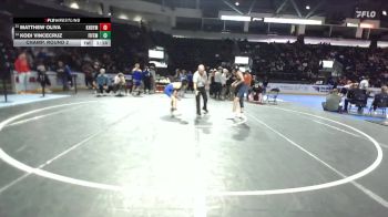 106 lbs Champ. Round 2 - Matthew Oliva, Kennedy Catholic vs Kodi Vincecruz, Fife
