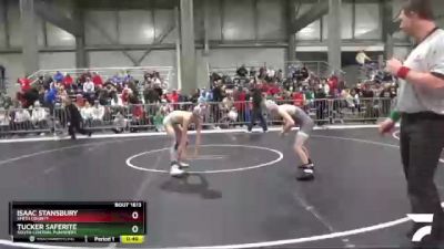 100 lbs Cons. Round 2 - Tucker Saferite, South Central Punishers vs Isaac Stansbury, Smith County