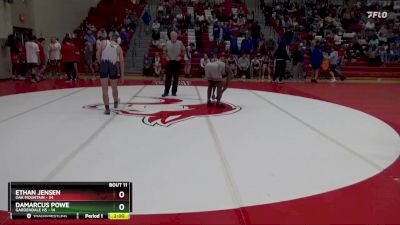 175 lbs Round 2 (16 Team) - Ethan Jensen, Oak Mountain vs Damarcus Powe, Gardendale Hs